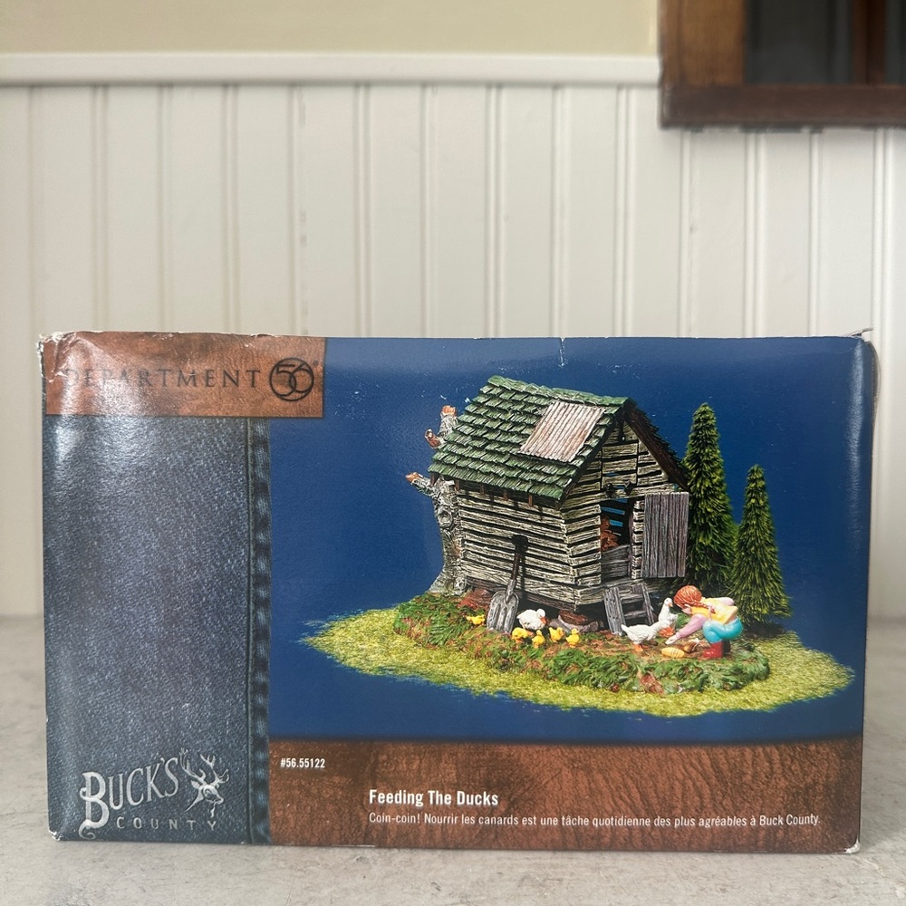 Department 56 Bucks County Feeding The Ducks #56.55122 EUC Accessory